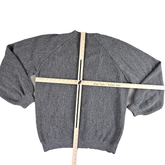 Alpaca Golf Inca Fashions Pure Alpaca Mens Sweater Cardigan Knit Golf Gray XXL - Picture 6 of 13